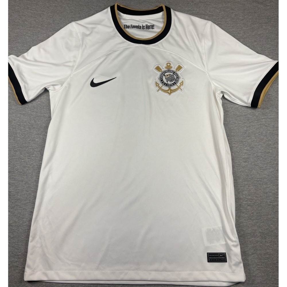 Nike Corinthians FC Jersey Mens Home 2022-2023 Soccer Brazil Size Medium